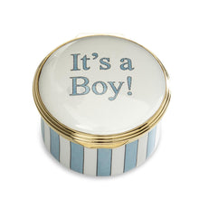 Load image into Gallery viewer, Halcyon Days &quot;It&#39;s a Boy!&quot; Enamel Box
