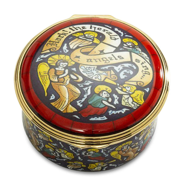 Load image into Gallery viewer, Halcyon Days &quot;Hark! The Herald Angels Sing&quot; Musical Box
