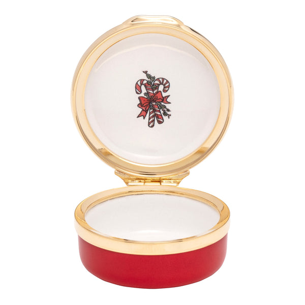 Load image into Gallery viewer, Halcyon Days &quot;Merry Christmas Puppy&quot; Enamel Box
