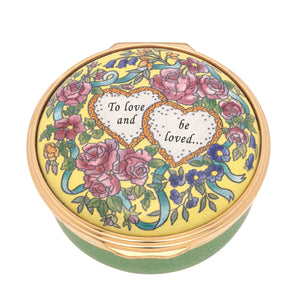 Halcyon Days To Love and be Loved - Enamel Box