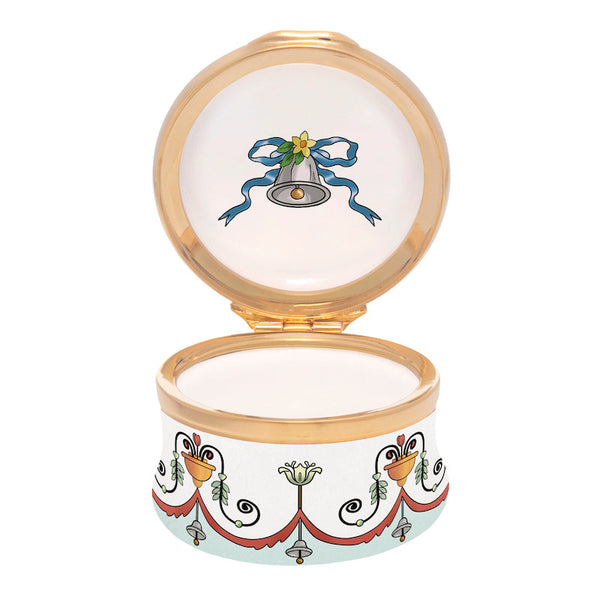 Load image into Gallery viewer, Halcyon Days - Wedding Bells  - Enamel Box
