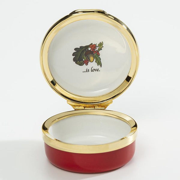 Load image into Gallery viewer, Halcyon Days "Woodland in the Snow" Enamel Box
