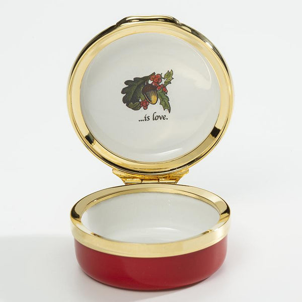 Load image into Gallery viewer, Halcyon Days &quot;Woodland in the Snow&quot; Enamel Box

