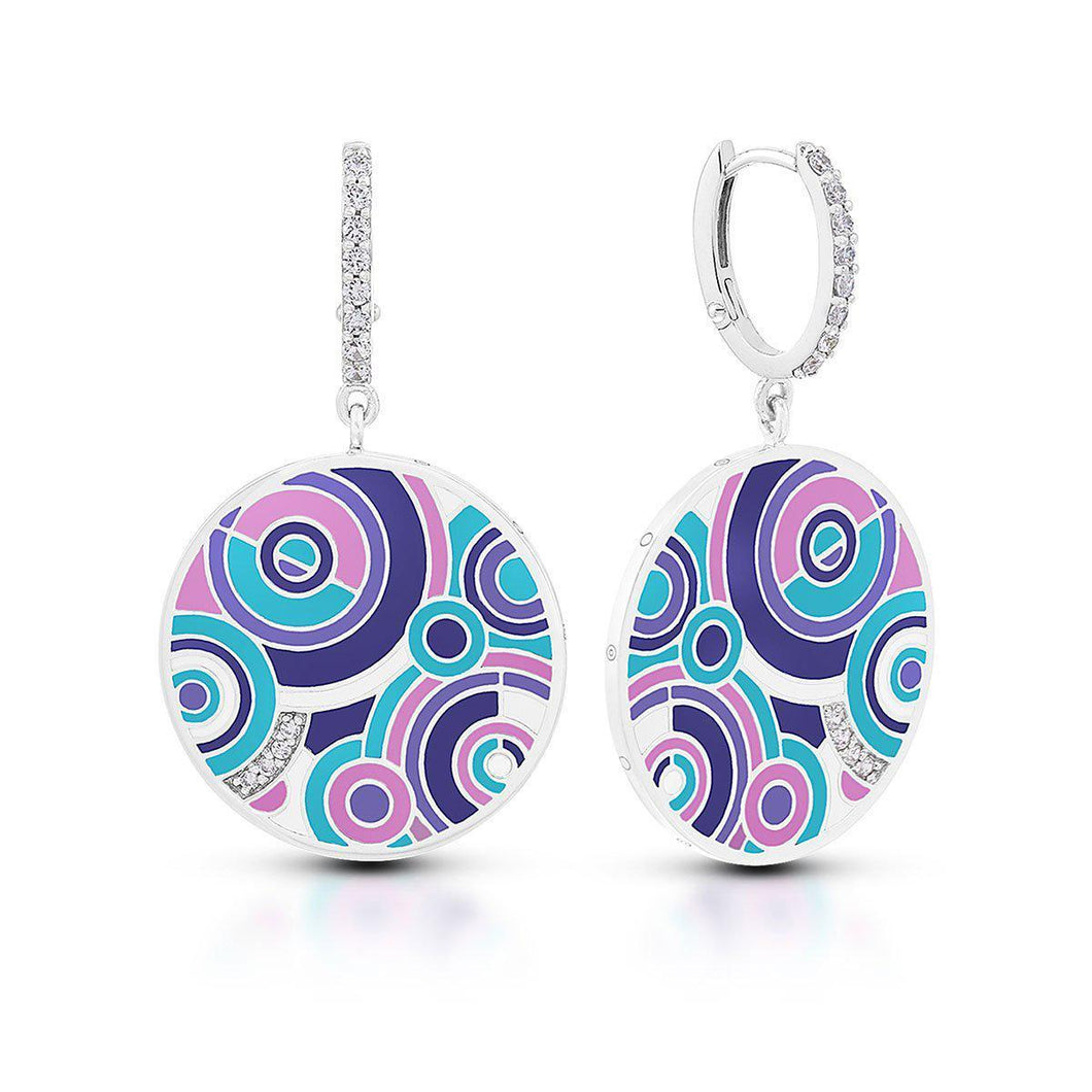 Belle Etoile Emanation Earrings - Purple & Multi