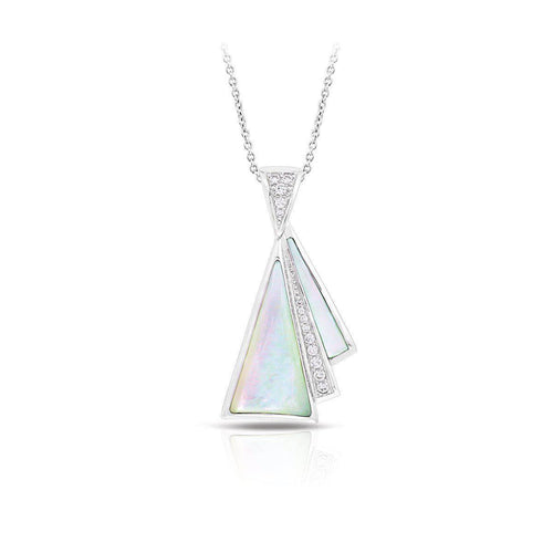 Belle Etoile Empire Pendant - White-Mother-of-Pearl