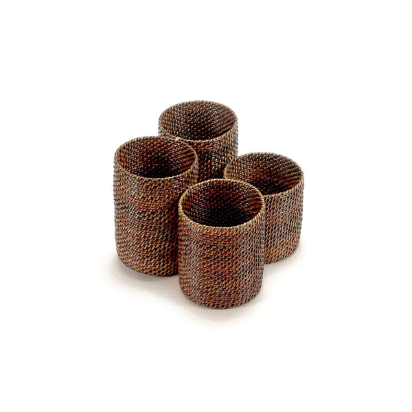 Load image into Gallery viewer, Calaisio Woven Flatware Caddy Holder with 4 Compartments - Large
