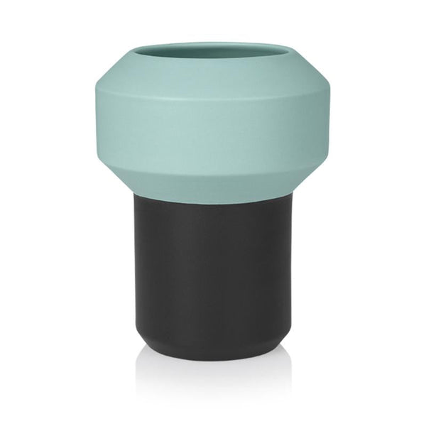 Load image into Gallery viewer, Lucie Kaas Fumario - Large Vase, Mint Green/Black
