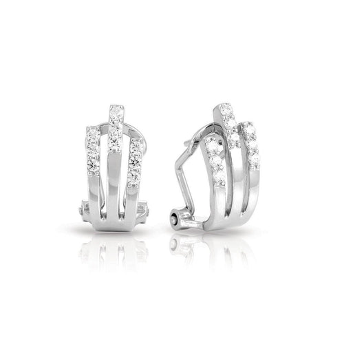 Belle Etoile Fontaine Earrings - White