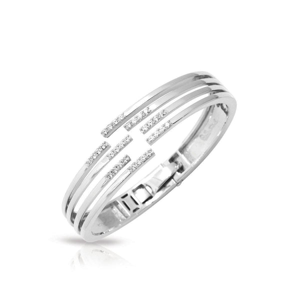 Load image into Gallery viewer, Belle Etoile Fontaine Bangle - Silver
