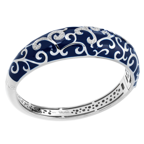 Load image into Gallery viewer, Belle Etoile Royale Bangle - Blue

