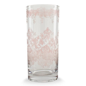 Arte Italica Giardino, Pink Highball Glass