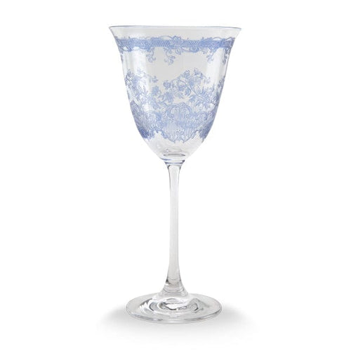 Arte Italica Giardino, Blue Wine Glass