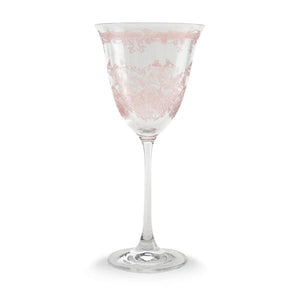 Arte Italica Giardino, Pink Wine Glass