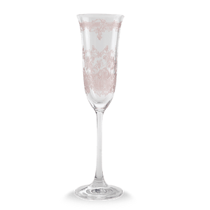 Arte Italica Giardino, Pink Champagne Flute