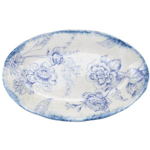 Arte Italica Giulietta Blue Small Oval Dish