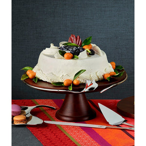 Mary Jurek Design Ginkgo Wood Cake Stand 13"