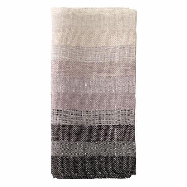 Load image into Gallery viewer, Bodrum Linens Gradient Stripe - Linen Napkins - Set of 4

