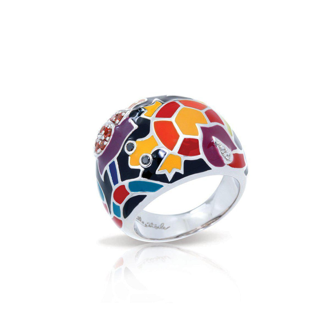 Belle Etoile Galapagos Ring - Black