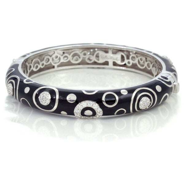 Load image into Gallery viewer, Belle Etoile Galaxy Stackable Bangle - Black
