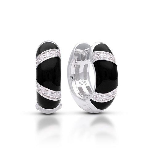Belle Etoile Glissando Earrings - Black
