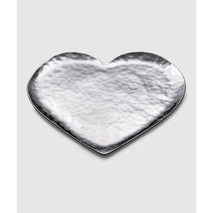 Mary Jurek Design Amore Stainless Heart Tray 9"