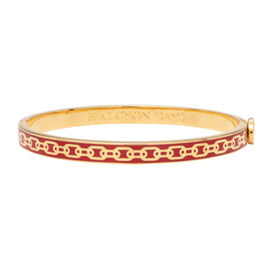 Halcyon Days "Skinny Chain Red & Gold" Bangle