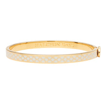 Load image into Gallery viewer, Halcyon Days &quot;Skinny Salamander Cream &amp; Gold&quot; Bangle