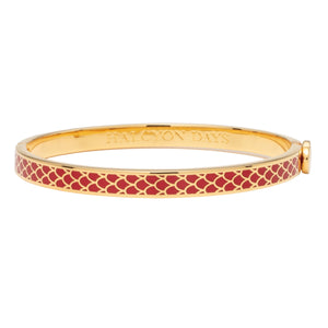 Halcyon Days "Skinny Salamander Red & Gold" Bangle