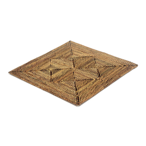 Calaisio Square Placemat with Diamond Pattern, Set of 4