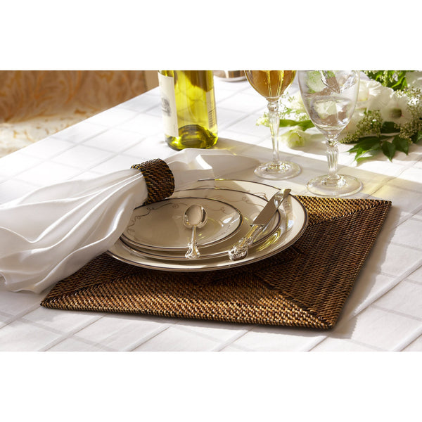Load image into Gallery viewer, Calaisio Square Placemat with Diamond Pattern, Set of 4
