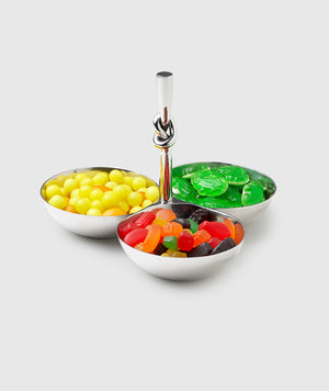 Mary Jurek Design Helyx 3 Bowl Snack Set with Knot