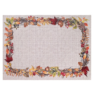 Bodrum Linens Harvest - Easy Care Placemats - Set of 4