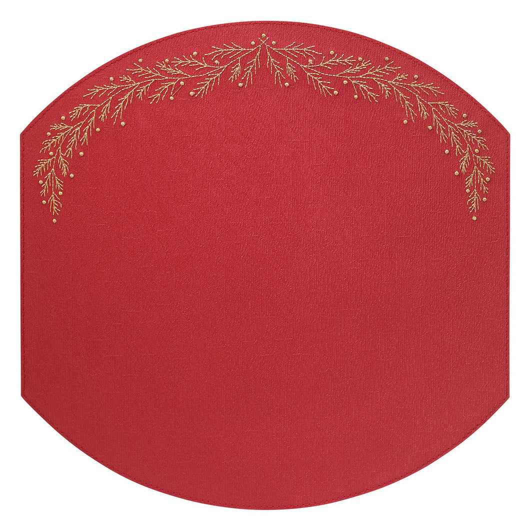 Bodrum Linens Holly - Easy Care Placemats - Set of 4