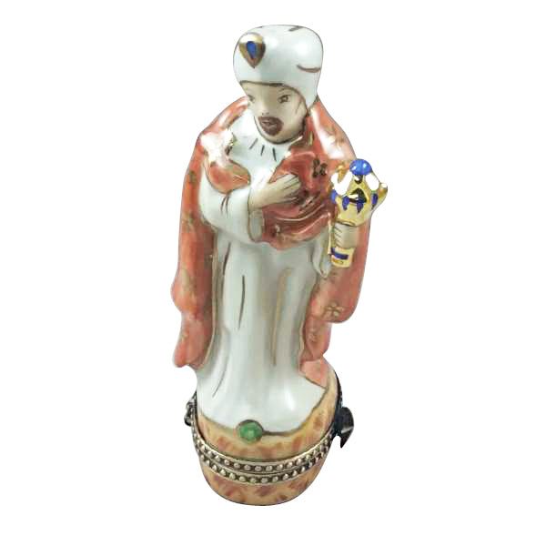 Load image into Gallery viewer, Rochard &quot;Satin Nativity Set - 12 Pieces&quot; Limoges Box
