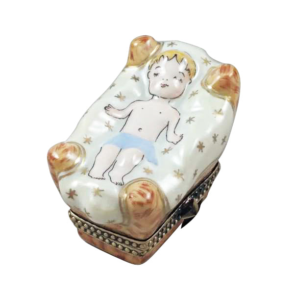 Load image into Gallery viewer, Rochard &quot;Satin Nativity Set - 12 Pieces&quot; Limoges Box
