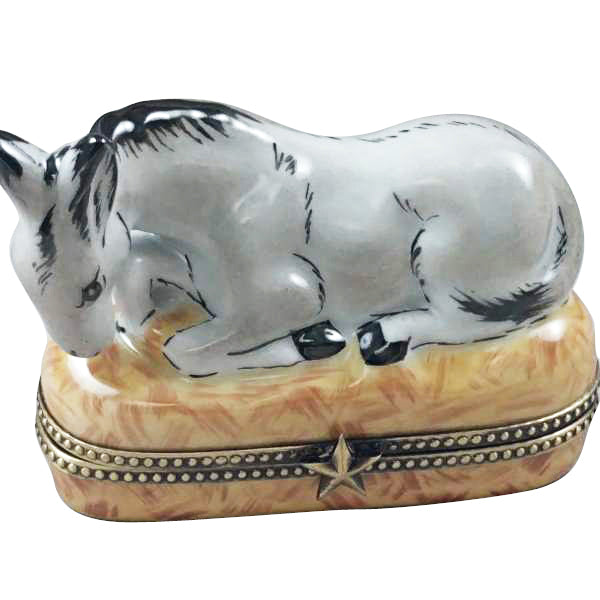 Load image into Gallery viewer, Rochard &quot;Satin Nativity Set - 12 Pieces&quot; Limoges Box
