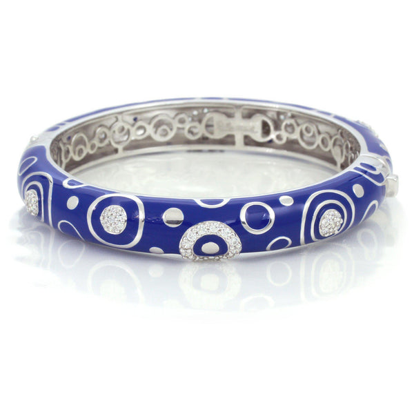 Load image into Gallery viewer, Belle Etoile Galaxy Stackable Bangle - Iris Blue
