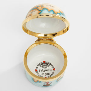 Halcyon Days If I had the world - Enamel Box
