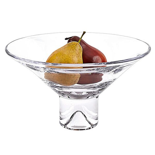 Badash Monaco Pedestal Mouth Blown European Lead Free Crystal Centerpiece or Fruit Bowl d12