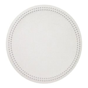 Bodrum Linens Pearls - Easy Care Placemats - Set of 4