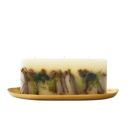 Rosy Rings Forest Brick Botanical Candle