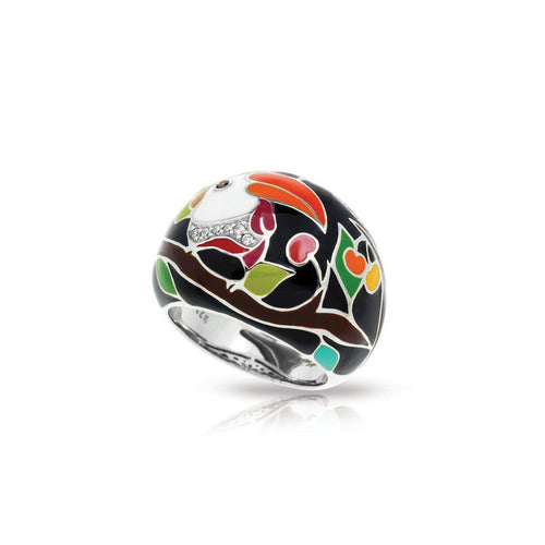 Belle Etoile Love Toucan Ring - Black