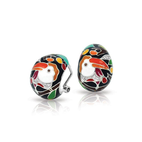 Belle Etoile Love Toucan Earrings - Black