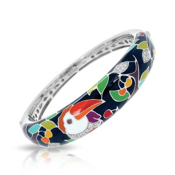 Load image into Gallery viewer, Belle Etoile Love Toucan Bangle - Black
