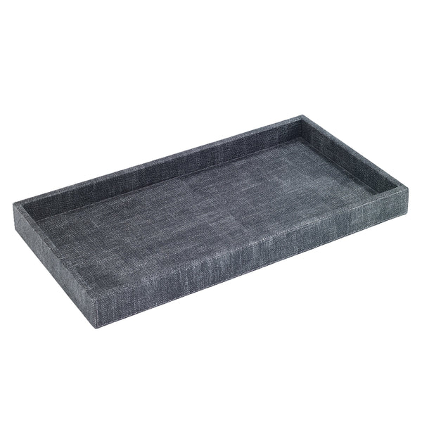 Load image into Gallery viewer, Bodrum Linens Luster Smoke Vanity Tray
