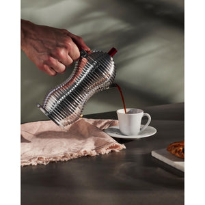 Alessi Pulcina Espresso Coffee Maker. Induction. 6 Cups