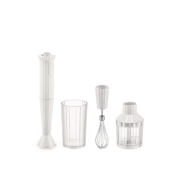Load image into Gallery viewer, Alessi Plisse Blender Set, USA, White
