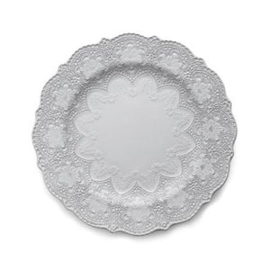 Arte Italica Merletto White Dinner Plate