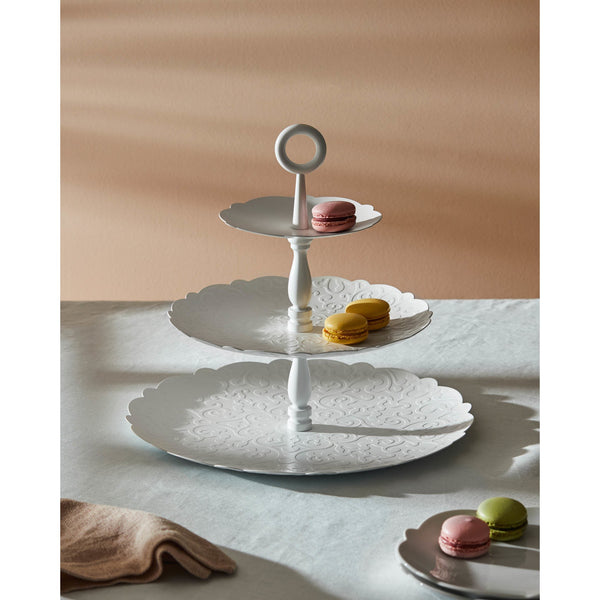 Load image into Gallery viewer, Alessi Dressed Three-Dish Stand Stainless Steel

