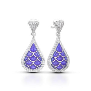 Belle Etoile Marina Earrings - Purple
